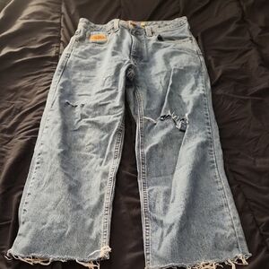 Empyre Light Blue Distressed Mens Jeans